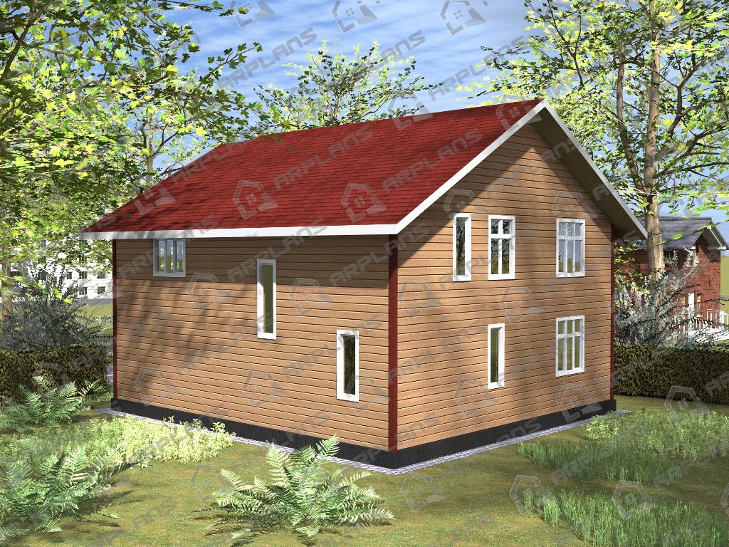 Проект дома из бруса ДС-003
