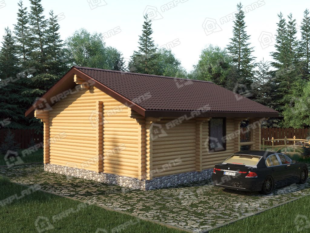 Проект бани Б-001