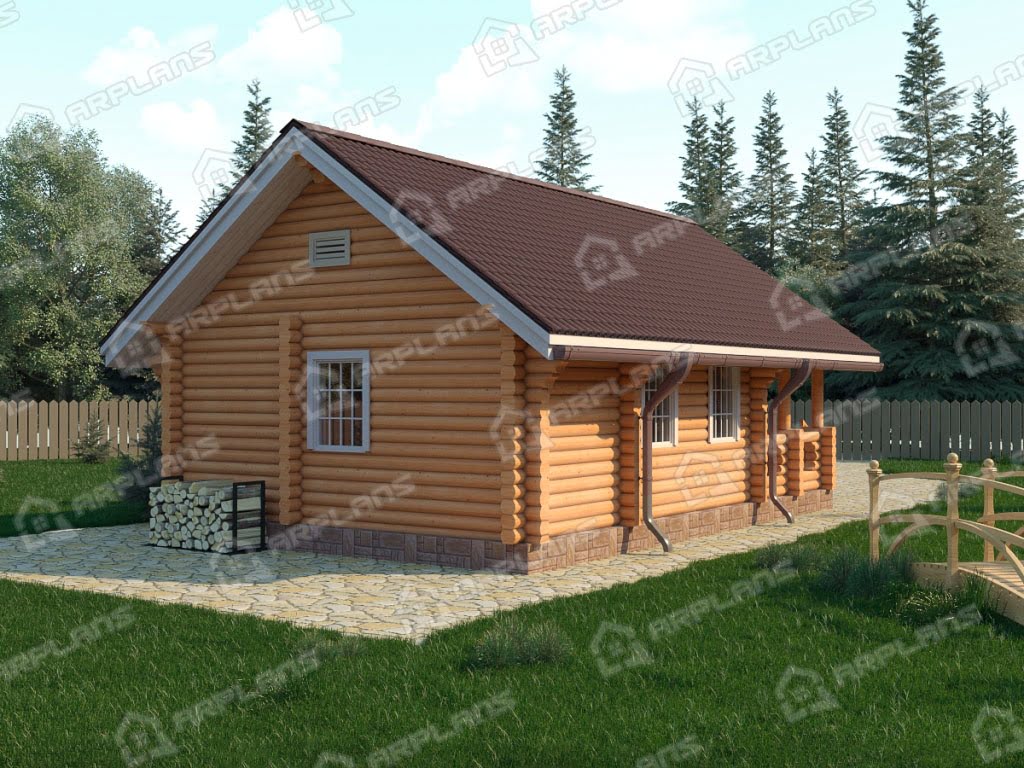 Проект бани Б-004