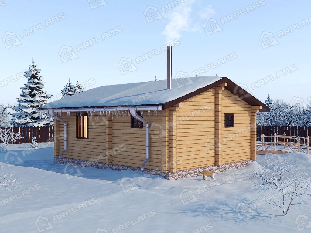 Проект бани Б-005