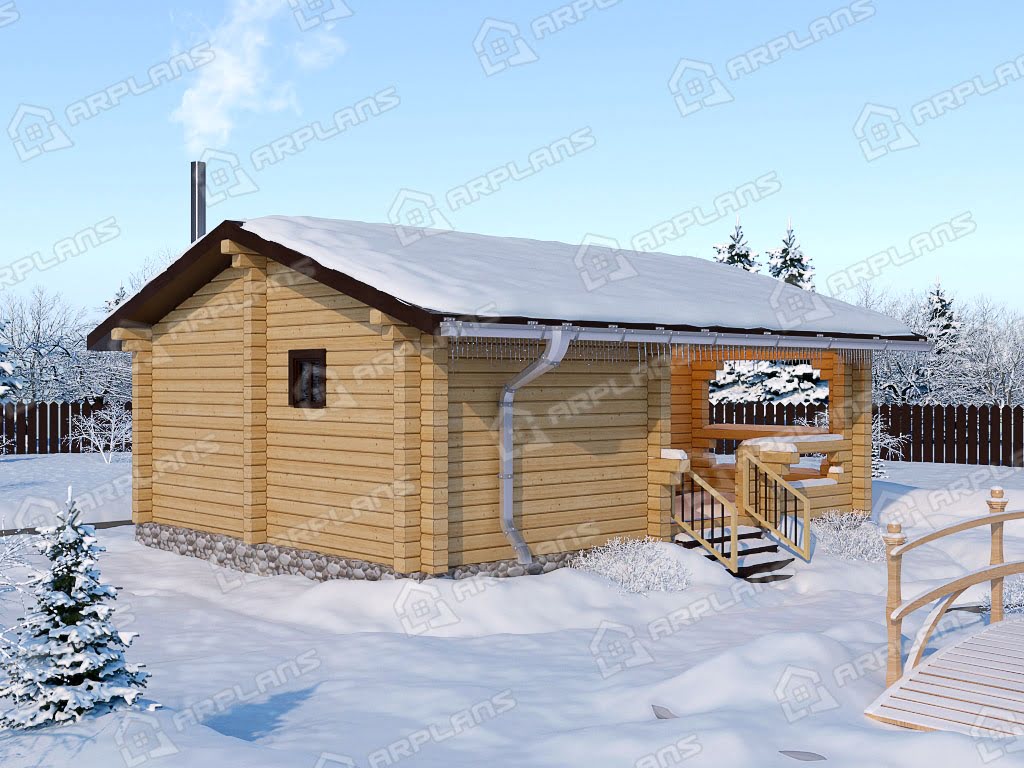 Проект бани Б-005