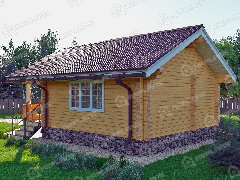 Проект бани Б-007