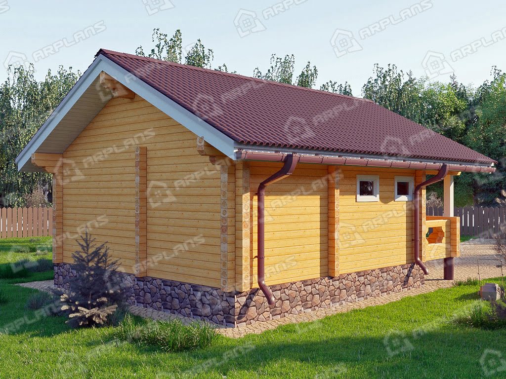 Проект бани Б-007
