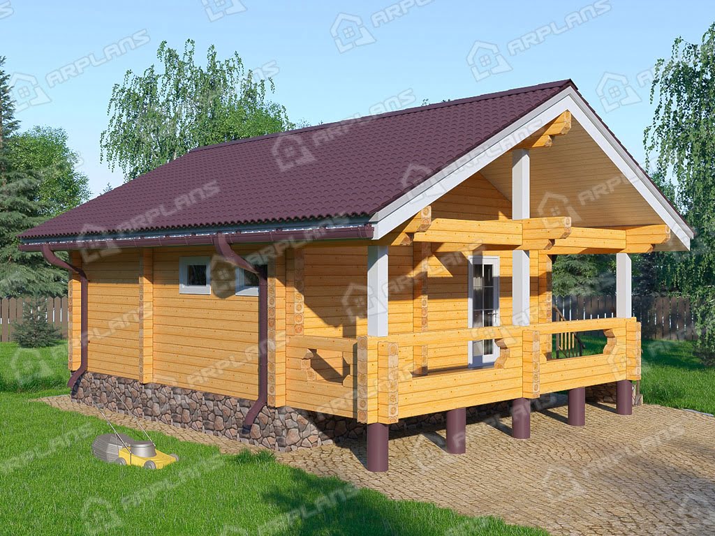 Проект бани Б-007