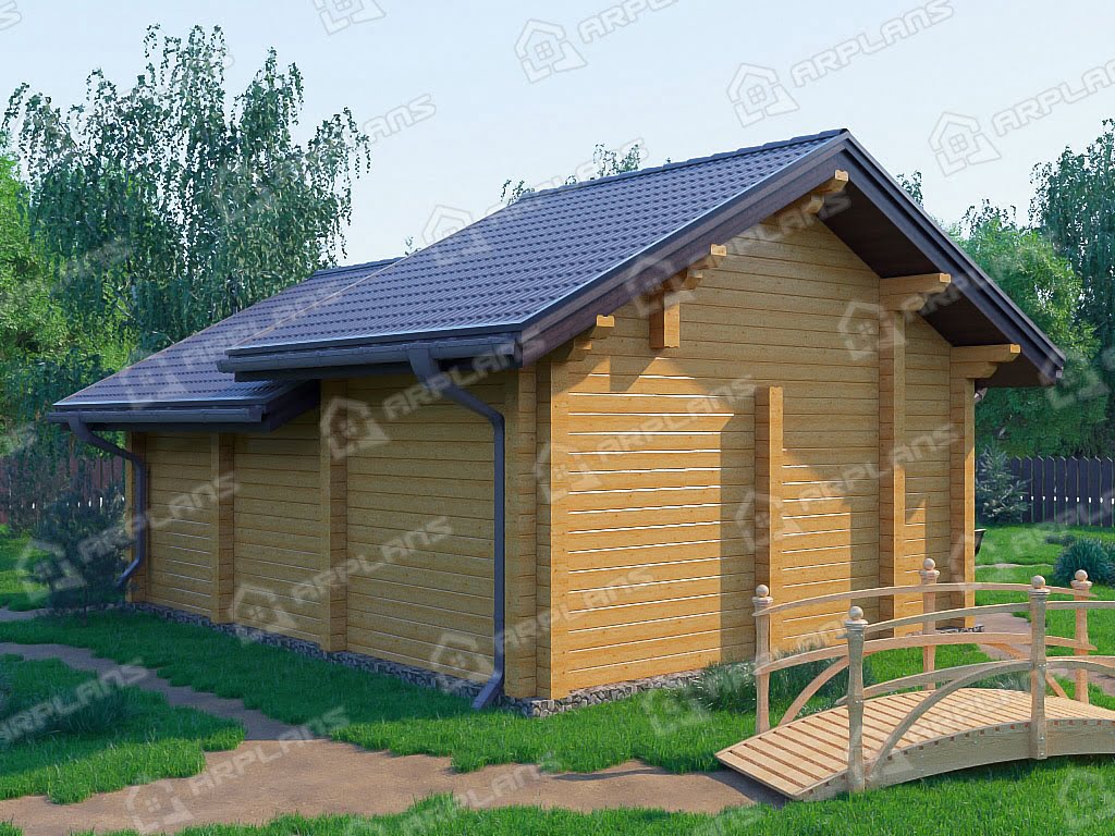 Проект бани Б-009